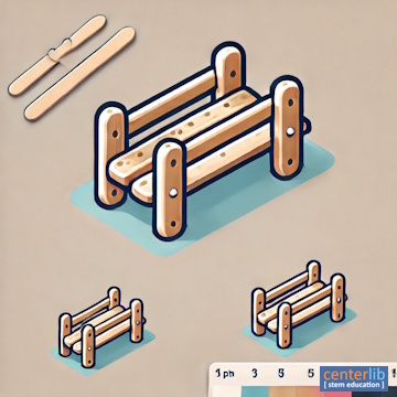 การสร้างสะพานจากไม้ไอติม