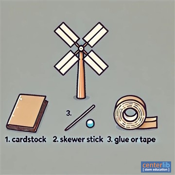 การสร้างกังหันลมจากกระดาษ