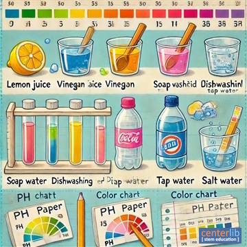 การวัดค่า pH ของสารต่างๆ