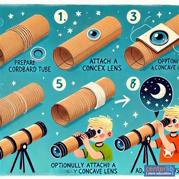 การสร้างกล้องดูดาวง่ายๆ