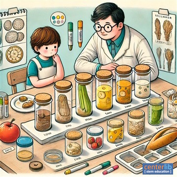 การทดลอง การย่อยสลายของอาหาร