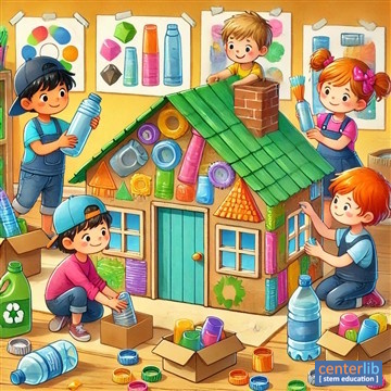 การสร้างบ้านจากวัสดุเหลือใช้