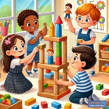 การสร้างหอคอยจากลูกบาศก์ไม้