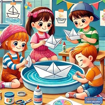 การสร้างเรือกระดาษที่ลอยน้ำได้