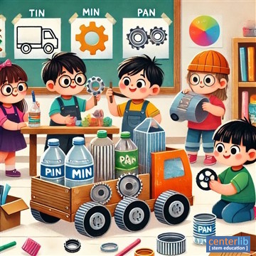 สถานการณ์จำลอง: การสร้างรถบรรทุกจากวัสดุเหลือใช้