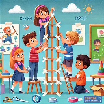 สถานการณ์จำลอง: การสร้างหอคอยจากกระดาษและเทปกาว